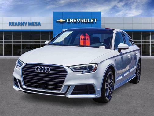 Glacier White 2018 Audi A3 2.0T Premium