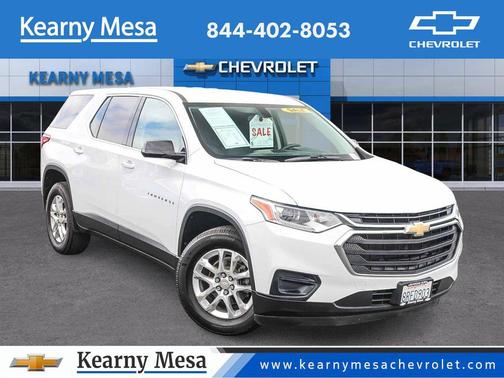 Summit White 2020 Chevrolet Traverse LS