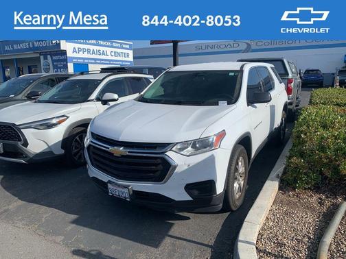 Summit White 2020 Chevrolet Traverse LS