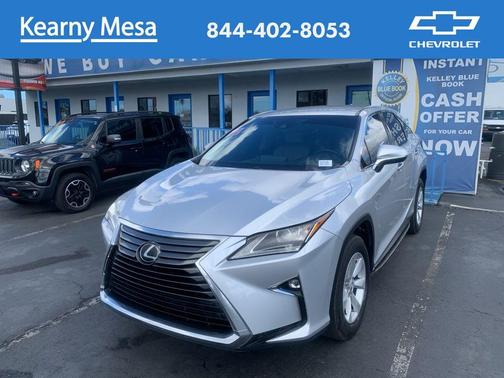 Silver Lining Metallic 2017 Lexus RX 350 Base