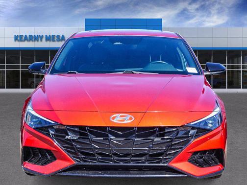 Lava Orange 2021 Hyundai ELANTRA N Line