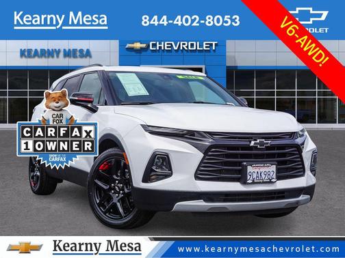 Summit White 2022 Chevrolet Blazer 3LT