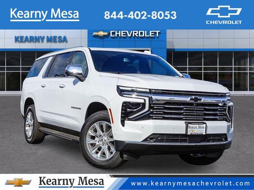 Polar White Tricoat 2026 Chevrolet Suburban Premier