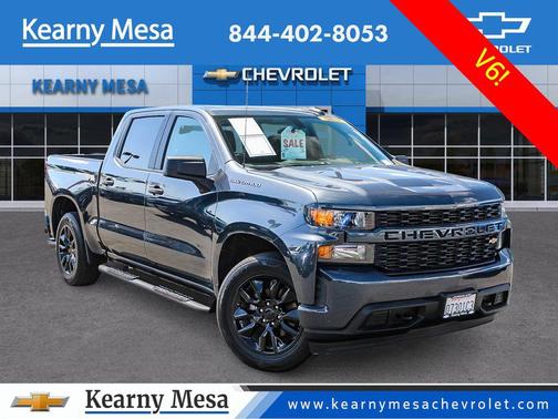 Shadow Gray Metallic 2021 Chevrolet Silverado 1500 Custom
