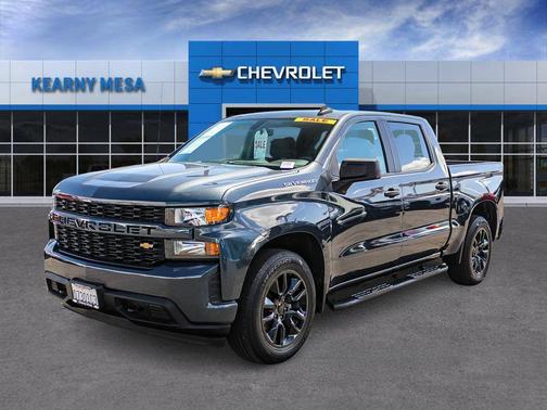 Shadow Gray Metallic 2021 Chevrolet Silverado 1500 Custom