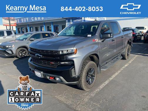 Satin Steel Metallic 2021 Chevrolet Silverado 1500 LT Trail Boss