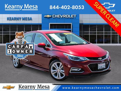 Siren Red Tintcoat 2016 Chevrolet Cruze Premier
