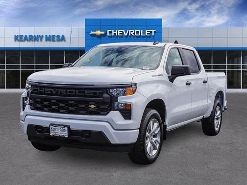 Summit White 2026 Chevrolet Silverado 1500 Custom