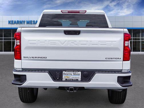 Summit White 2026 Chevrolet Silverado 1500 Custom