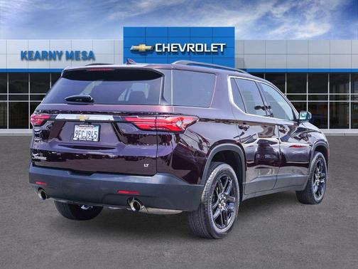 Black Cherry Metallic 2023 Chevrolet Traverse LT Leather