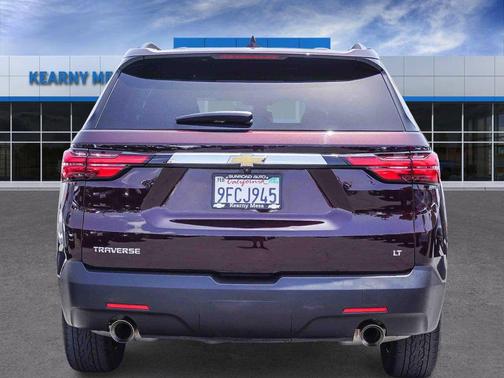 Black Cherry Metallic 2023 Chevrolet Traverse LT Leather