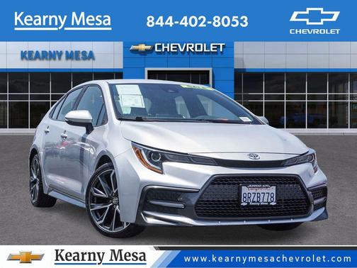 Classic Silver Metallic 2020 Toyota Corolla SE