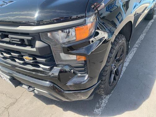 Black 2023 Chevrolet Silverado 1500 Custom