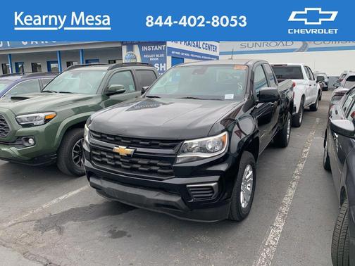Black 2022 Chevrolet Colorado LT