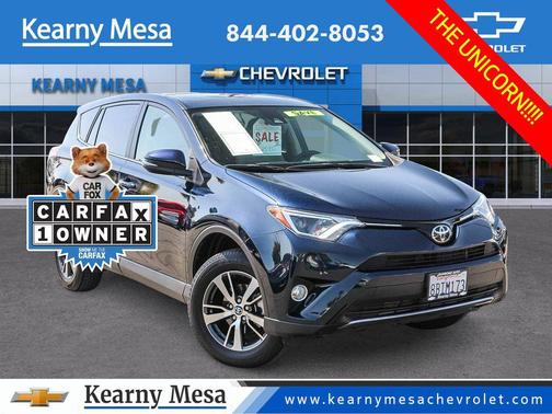 Galactic Aqua Mica 2018 Toyota RAV4 XLE