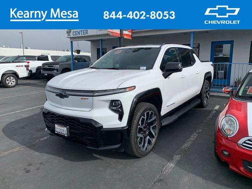 Summit White 2024 Chevrolet Silverado EV First-Edition RST 4WD