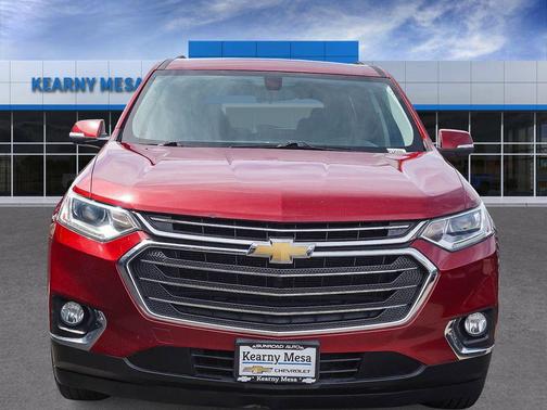 Cajun Red Tintcoat 2021 Chevrolet Traverse LT Cloth