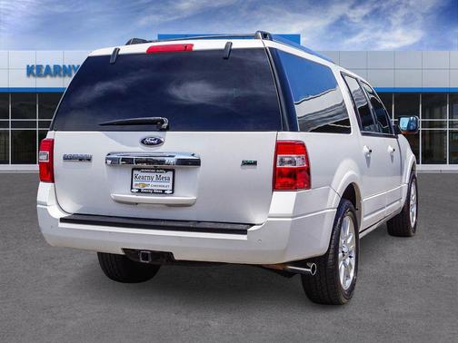 White Platinum Clearcoat Metallic 2013 Ford Expedition EL Limited