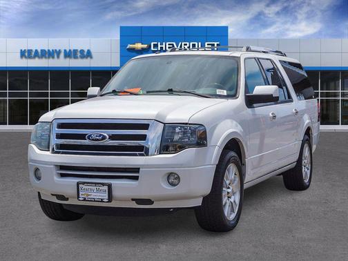 White Platinum Clearcoat Metallic 2013 Ford Expedition EL Limited