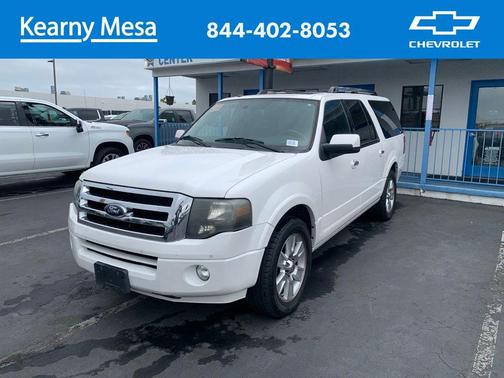 White Platinum Clearcoat Metallic 2013 Ford Expedition EL Limited