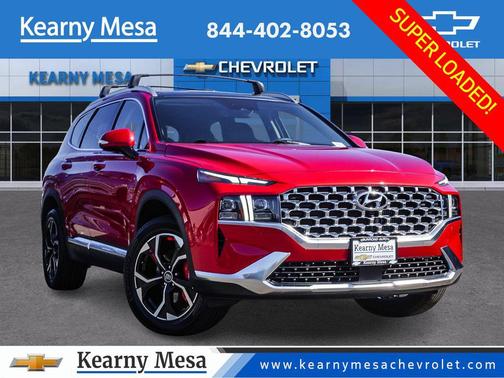 Calypso Red 2023 Hyundai SANTA FE Limited