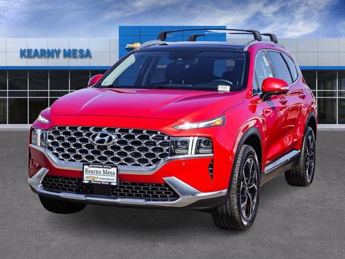 Calypso Red 2023 Hyundai SANTA FE Limited