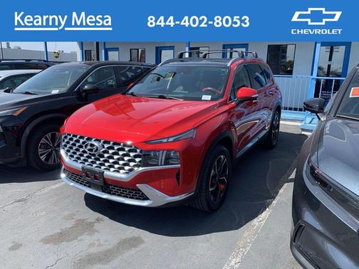 Calypso Red 2023 Hyundai SANTA FE Limited