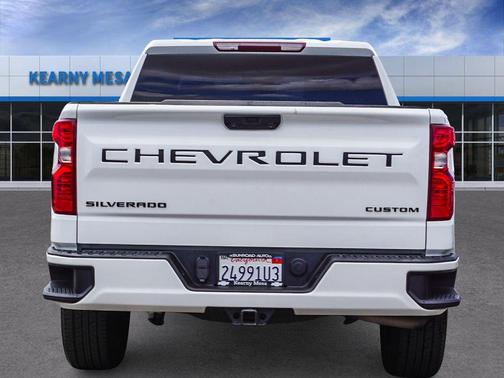 Summit White 2023 Chevrolet Silverado 1500 Custom