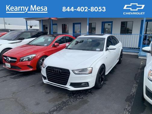 Glacier White Metallic 2014 Audi A4 2.0T Premium Plus