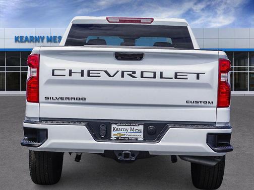 Summit White 2026 Chevrolet Silverado 1500 Custom