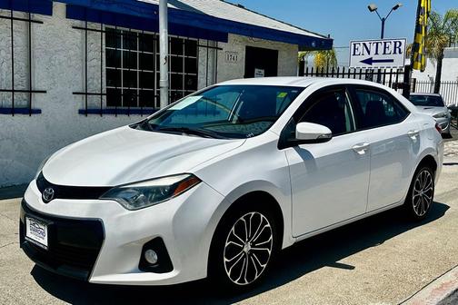 WHITE 2016 Toyota Corolla S Plus