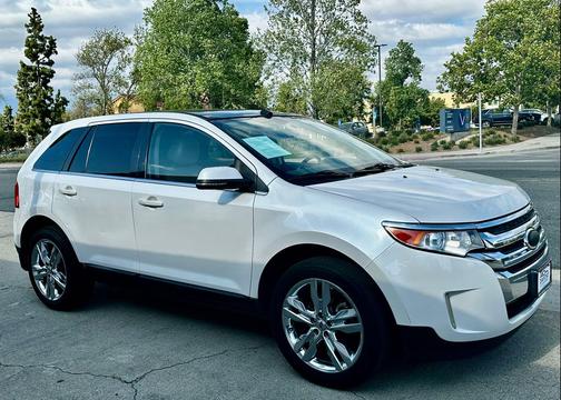 WHITE 2013 Ford Edge Limited