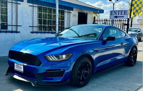 BLUE 2017 Ford Mustang V6