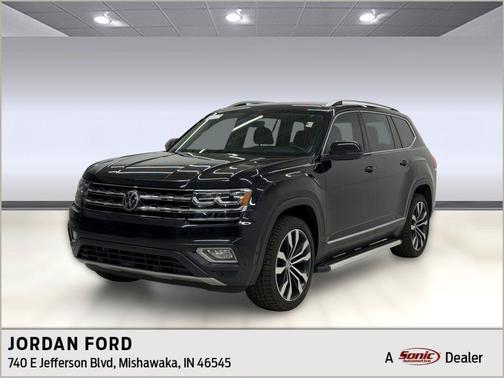Deep Black Pearl 2019 Volkswagen Atlas 3.6L SEL Premium