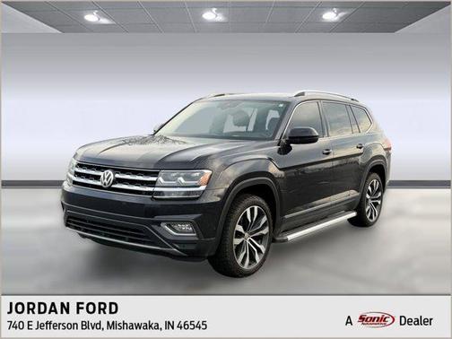 Deep Black Pearl 2019 Volkswagen Atlas 3.6L SEL Premium