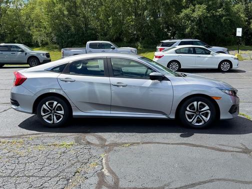 Lunar Silver Metallic 2018 Honda Civic LX