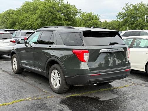 Forged Green Metallic 2023 Ford Explorer XLT