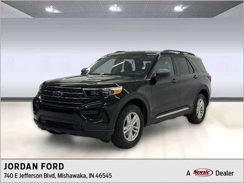 Agate Black Metallic 2023 Ford Explorer XLT