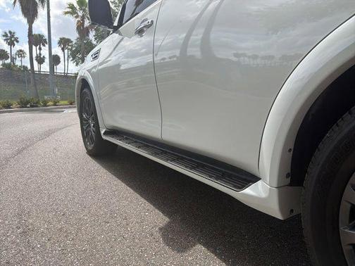 Moonstone White 2024 INFINITI QX80 SENSORY AWD