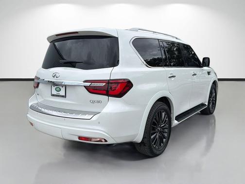 Moonstone White 2024 INFINITI QX80 SENSORY AWD