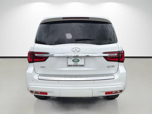 Moonstone White 2024 INFINITI QX80 SENSORY AWD
