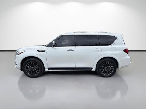 Moonstone White 2024 INFINITI QX80 SENSORY AWD