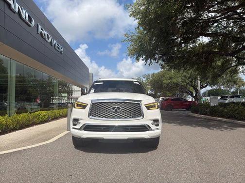 Moonstone White 2024 INFINITI QX80 SENSORY AWD