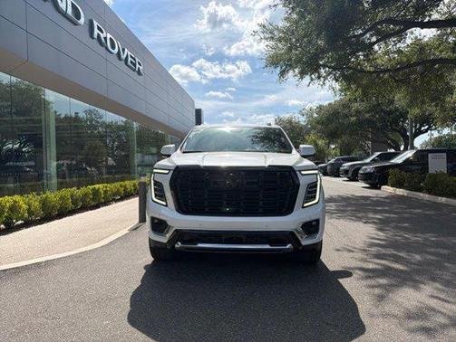 White Frost Tricoat 2025 GMC Yukon Denali