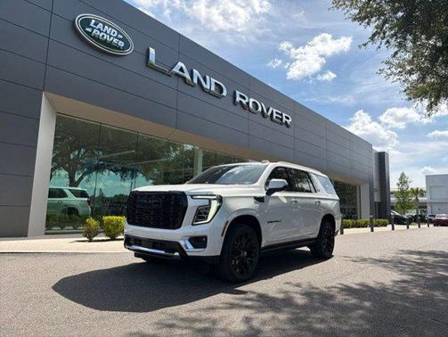White Frost Tricoat 2025 GMC Yukon Denali