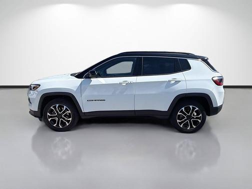 Bright White Clearcoat 2023 Jeep Compass Limited