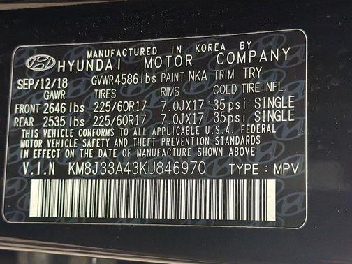 2019 Hyundai TUCSON Value