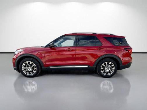 Red Metallic 2025 Ford Explorer Platinum