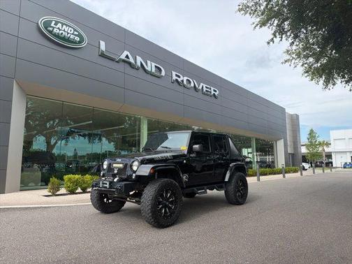 Black Clearcoat 2015 Jeep Wrangler Unlimited Sahara