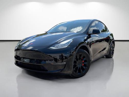 Solid Black 2021 Tesla Model Y Long Range Dual Motor All-Wheel Drive